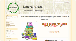 Desktop Screenshot of libreriaitaliana.lu