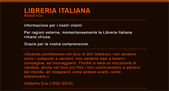 Desktop Screenshot of libreriaitaliana.ch