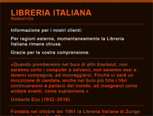 Tablet Screenshot of libreriaitaliana.ch